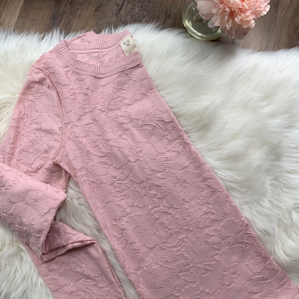 We the free Lace Long Sleeve Tee